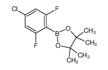 2-(4-chloro-2,6-difluorophenyl)-4,4,5,5-tetramethyl-1,3,2-dioxaborolane 1165935-84-1