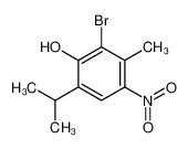 2-bromo-3-methyl-4-nitro-6-propan-2-ylphenol 69311-69-9