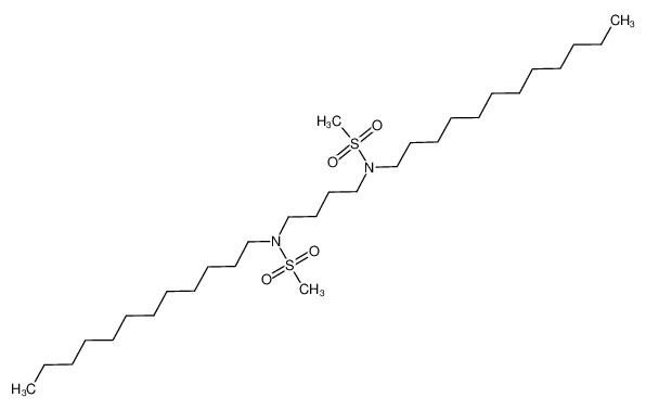N,N'-(butane-1,4-diyl)bis(N-dodecylmethanesulfonamide) 120167-95-5