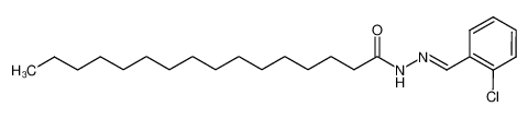 N'-(2-chlorobenzylidene)palmitohydrazide