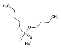 butoxy-butylsulfanyl-sulfanylidenephosphanium,sodium 10533-41-2