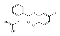 (2,5-dichlorophenyl) 2-carbamoyloxybenzoate 108935-06-4