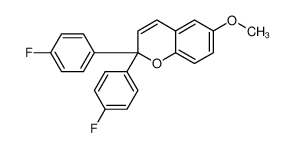 2,2-bis(4-fluorophenyl)-6-methoxychromene 465519-45-3