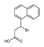 57999-53-8 3-bromo-3-[1]naphthyl-propionic acid