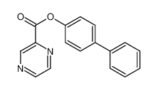(4-phenylphenyl) pyrazine-2-carboxylate 132172-95-3