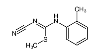 72499-72-0 methylN'-cyano-N-(o-tolyl)carbamimidothioate