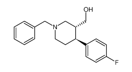 trans 1-Benzyl-4-(4-fluorophenyl)-3-piperidinemethanol 96%