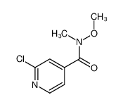 2-chloro-N-methoxy-N-methylpyridine-4-carboxamide 250263-39-9