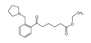 乙基6-氧代-6-[2-(1-吡咯烷基甲基)苯基]己酸酯