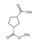 (1S,3R)-CIS-3-CARBOMETHOXY CYCLOPENTANE-1-CARBOXYLIC ACID 96443-42-4
