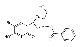 [(2R,3S,5R)-5-(5-bromo-2,4-dioxopyrimidin-1-yl)-2-(hydroxymethyl)oxolan-3-yl] benzoate 63660-20-8