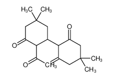 2-(2-acetyl-5,5-dimethyl-3-oxocyclohexyl)-5,5-dimethylcyclohexane-1,3-dione 89129-64-6