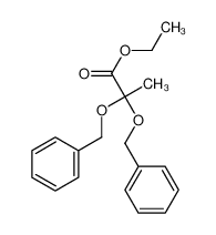 ethyl 2,2-bis(phenylmethoxy)propanoate 110995-43-2