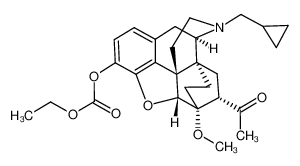 7α-acetyl-17-(cyclopropylmethyl)-3-[(ethoxycarbonyl)oxy]-6,14-endo(ethano)tetrahydronororipavine 1252784-85-2