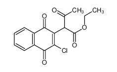 ethyl 2-(3-chloro-1,4-dioxonaphthalen-2-yl)-3-oxobutanoate 4660-46-2