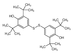 2,6-ditert-butyl-4-[(3,5-ditert-butyl-4-hydroxyphenyl)disulfanyl]phenol 6386-58-9