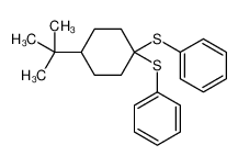 (4-tert-butyl-1-phenylsulfanylcyclohexyl)sulfanylbenzene 85895-63-2
