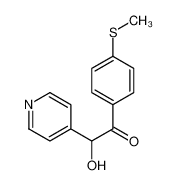 2-hydroxy-1-(4-methylsulfanylphenyl)-2-pyridin-4-ylethanone 87532-40-9