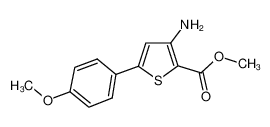 Methyl 3-amino-5-(4-methoxyphenyl)thiophene-2-carboxylate 37572-23-9