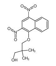 79309-08-3 1-(2,2-dimethyl-3-hydroxypropoxy)-2,4-dinitronaphthalene