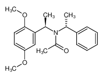 N-[(R)-1-(2,5-dimethoxyphenyl)ethyl]-N-[(R)-1-phenylethyl]acetamide 231617-02-0