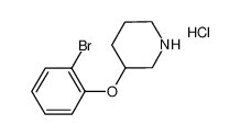2-Bromophenyl 3-piperidinyl ether hydrochloride 1220037-18-2