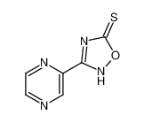 3-pyrazin-2-yl-2H-1,2,4-oxadiazole-5-thione 345631-79-0