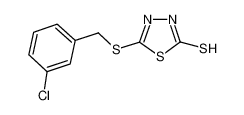 5-(3-氯苯甲基硫代)-2-巯基-1,3,4-噻二唑