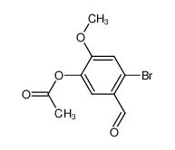5-acetoxy-2-bromo-4-methoxy-benzaldehyde 69048-79-9