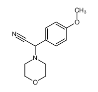 2-(4-methoxyphenyl)-2-morpholin-4-ylacetonitrile 15190-13-3