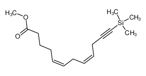 (5Z,8Z)-methyl 12-(trimethylsilyl)dodeca-5,8-dien-11-ynoate 102228-21-7