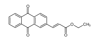3t-(9,10-dioxo-9,10-dihydro-[2]anthryl)-acrylic acid ethyl ester 88172-61-6