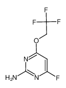 4-fluoro-6-(2,2,2-trifluoroethoxy)pyrimidin-2-amine 339369-59-4
