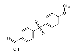 4-(4-methoxyphenyl)sulfonylbenzoic acid 6317-62-0