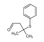 3-methyl-3-phenylsulfanylbutanal 111427-84-0