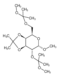 Methyl 3,4-O-isopropylidene-2,6-di-O-(1-methoxy-1-methylethyl)-α-D-galactopyranoside 104477-41-0