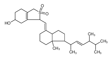 Benzo[c]thiophene-5-ol, 1,3,4,5,6,7-hexahydro-3-[(E)-[(1R,3aS,7aR)-octahydro-7a-methyl-1-[(1R,2E,4R)-1,4,5-trimethyl-2-hexen-1-yl]-4H-inden-4-ylidene]methyl]-, 2,2-dioxide, (3S,6S)- 87407-73-6