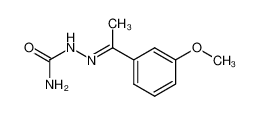 1-(3-methoxy-phenyl)-ethanone semicarbazone 103394-51-0