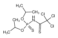 2,2,2-trichloro-N-(diisopropoxyphosphinothioyl)thioacetamide 73392-39-9