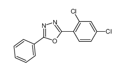 2-(2,4-dichlorophenyl)-5-phenyl-1,3,4-oxadiazole 62682-01-3