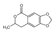 7-methyl-7,8-dihydro-[1,3]dioxolo[4,5-g]isochromen-5-one 74786-85-9