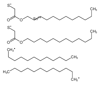 dodecyl 2-[(2-dodecoxy-2-oxoethyl)sulfanyl-didodecylstannyl]sulfanylacetate 65301-38-4