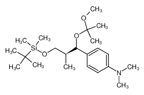 122222-74-6 3-t-butyldimethylsilyloxy-1-(4'-N,N-dimethylaminophenyl)-1-(2-methoxypropyloxy)-2-(S)-methylpropane