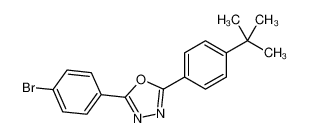 2-(4-bromophenyl)-5-(4-tert-butylphenyl)-1,3,4-oxadiazole 220843-12-9