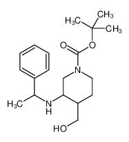 1-Boc-3-(1-苯基乙基氨基)-4-哌啶甲醇