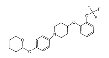 1025887-32-4 1-(4-((tetrahydro-2H-pyran-2-yl)oxy)phenyl)-4-(2-(trifluoromethoxy)phenoxy)piperidine