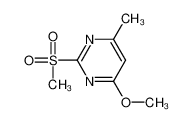 4-methoxy-6-methyl-2-methylsulfonylpyrimidine 57268-32-3