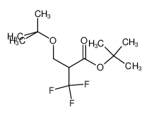 3-(t-butyloxy)-2-(trifluoromethyl)propionic acid t-butyl ester 775320-72-4