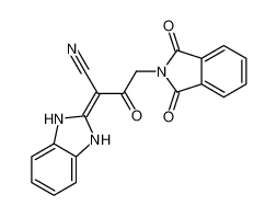 2-(1,3-dihydrobenzimidazol-2-ylidene)-4-(1,3-dioxoisoindol-2-yl)-3-oxobutanenitrile