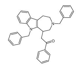 2-(3,6-dibenzyl-1,2,3,4,5,6-hexahydro-azepino[4,5-b]indol-5-yl)-1-phenyl-ethanone